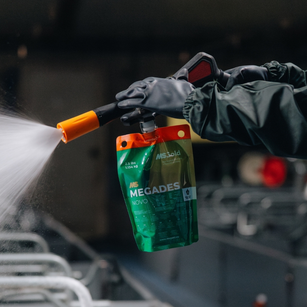 HyBag putu uzgalis MS MegaDes Novo līdzeklim